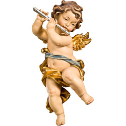 Ángel Bergland con flauta